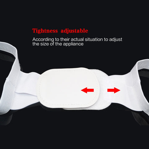 Image of Back Brace Support Shoulder Belt Corrector Straighten Posture