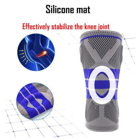 Image of Compression Knee Brace Support Sports Sleeve Warmer
