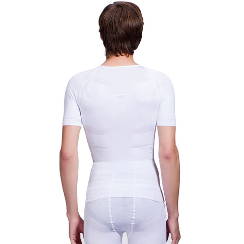 Image of Men's Slimming Body Shaper Posture Corrector T-Shirt