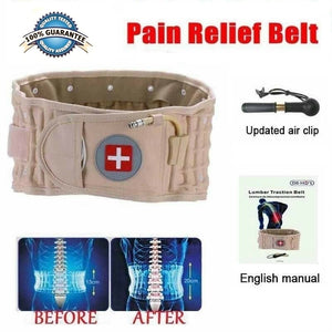 Lumbar Spinal Air Decompression Back Belt Waist Protector