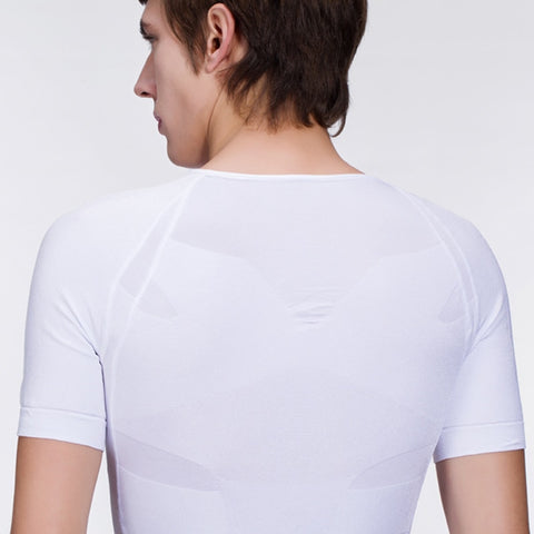 Image of Men's Slimming Body Shaper Posture Corrector T-Shirt