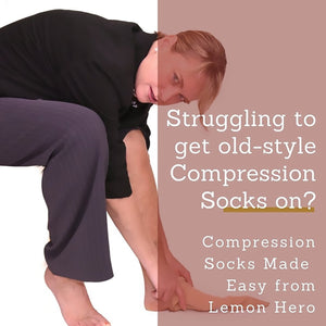 Open Toe Copper Leg and Knee Compression Socks Support