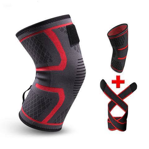 Image of Fitness Band Removable Pressurized Knee Pads Braces Protector Support