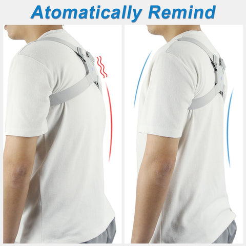 Image of Adjustable Posture Trainer Corrector Upper Back Clavicle Support Unisex