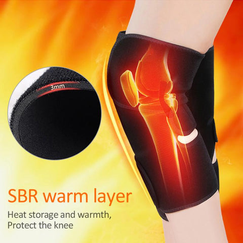 Image of Thermal Therapy Warmer Tourmaline Magnetic Knee Brace Support Protector