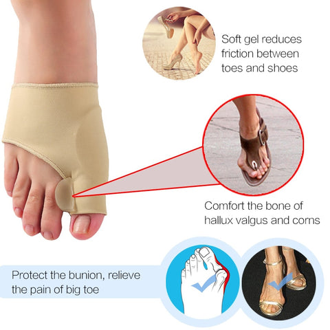 Image of Toe Separator Valgus Corrector Orthotics Feet Thumb Adjuster Correction