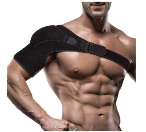 Image of Adjustable Shoulder Strap Support Protector Brace Unisex