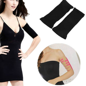 Infused Fiber Arm Compression Sleeve Slimming Shaper and Warmer 2Pcs
