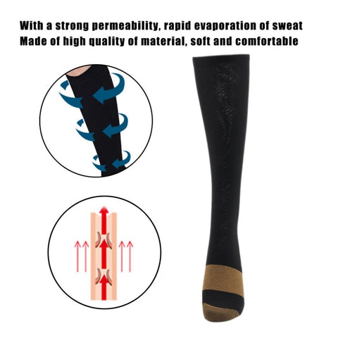 Image of Miracle Copper Compression Socks Unisex (1 Pair)