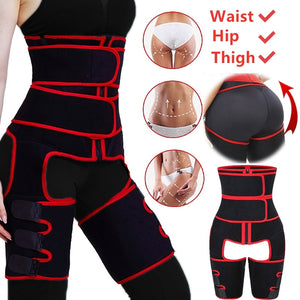 Adjustable High Waist Thigh Neoprene Sweat Shapewear