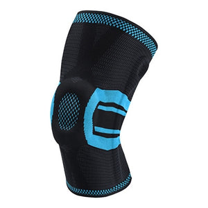 Fitness Training Knee Compression Protector Brace Elastic Silicone Spring Pad