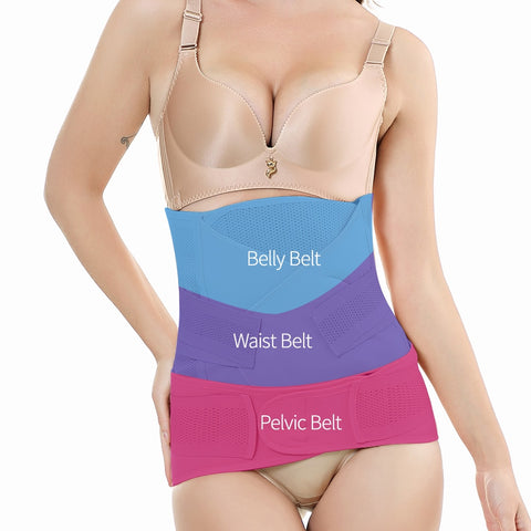 Image of 3 in 1 Belly/Abdomen/Pelvis Shapewear Breathable Waist Trainer Corset